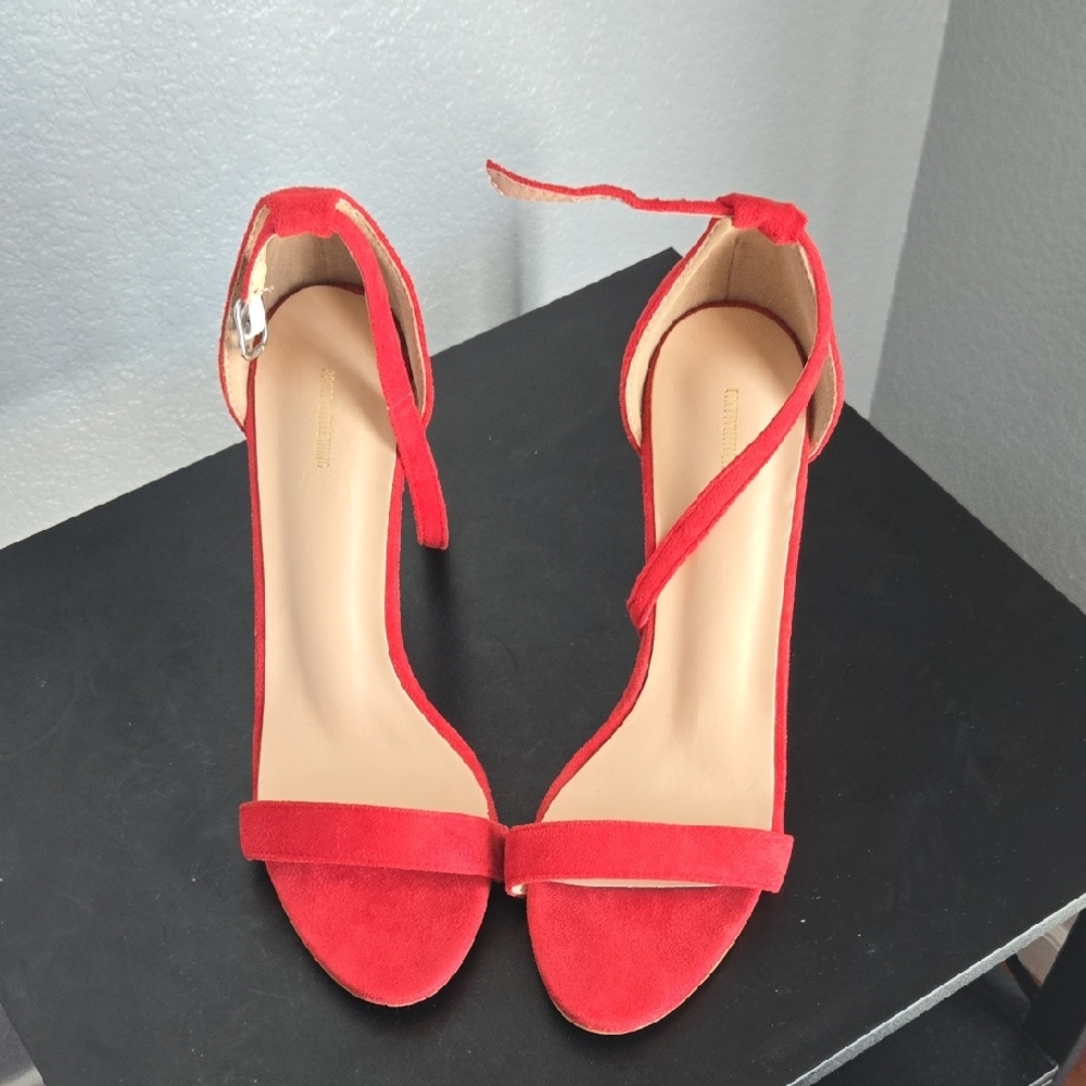 Elegant Red Women's Heels